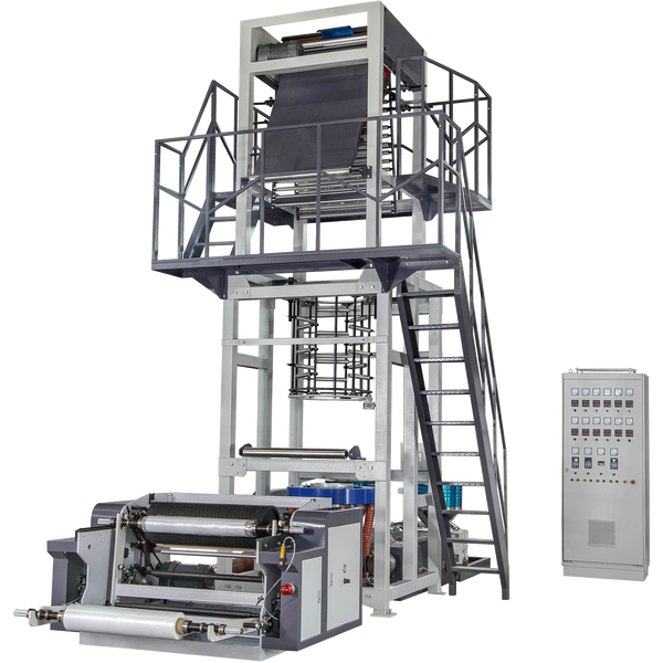 SJ50×2-900、SJ55×2-1200 ABA吹膜机系列(带自动换卷收卷)
