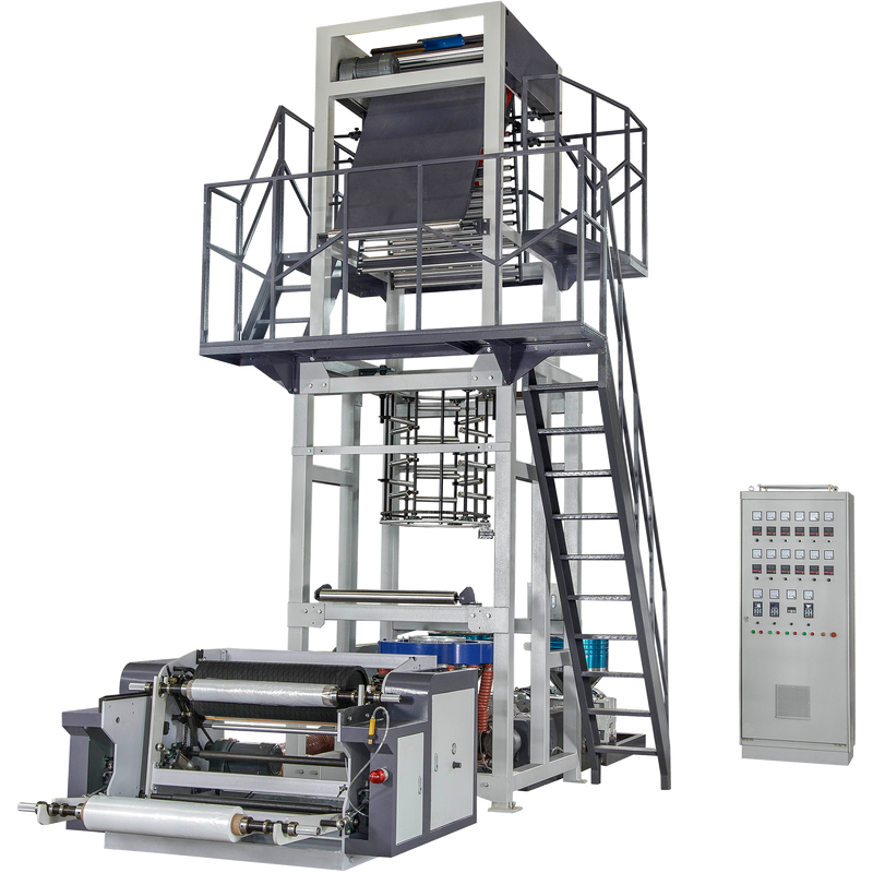 SJ50×2-900、SJ55×2-1200 ABA吹膜机系列(带自动换卷收卷)